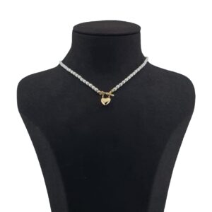 Heartfelt Elegance Pearl Necklace Pendant