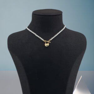 Heartfelt Elegance Pearl Necklace Pendant 6