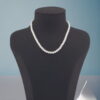 Round Shell Pearl Beaded Necklace 4mm