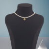 Gold Plated Cross Beaded Necklace